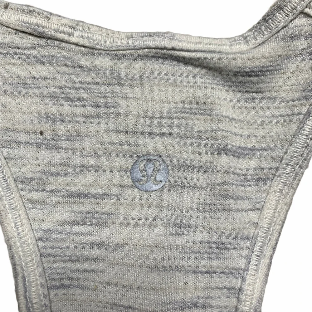 Lululemon Heathered Gray Tank Tops Racerback Shirt - Picture 3 of 5